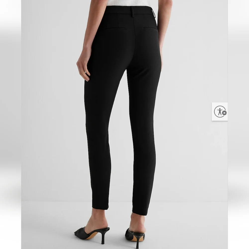 EXPRESS Editor Studio Stretch Twill Mid Rise Skinny Pant - Picture 2 of 5